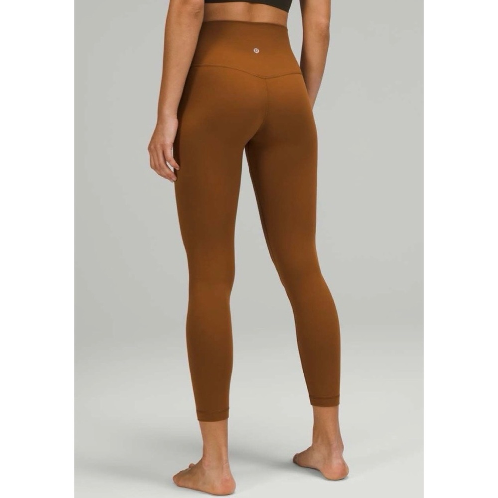 LULULEMON Copper Brown Align High Rise Leggings 25”